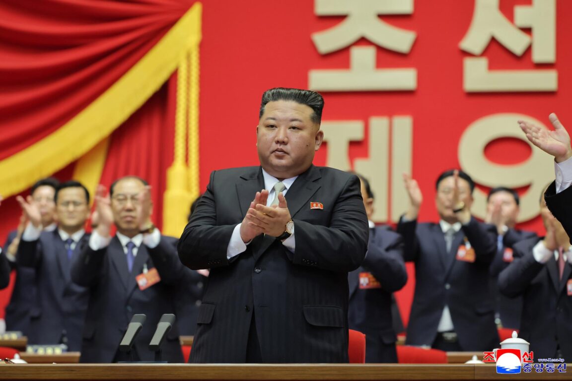 Kim Jong-un durante el Congreso del Partido de los Trabajadores de Corea del Norte
