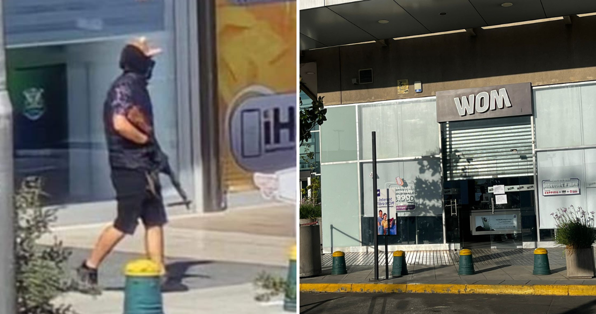 Reportan asalto armado a tienda de telefonía en Mall Plaza Norte