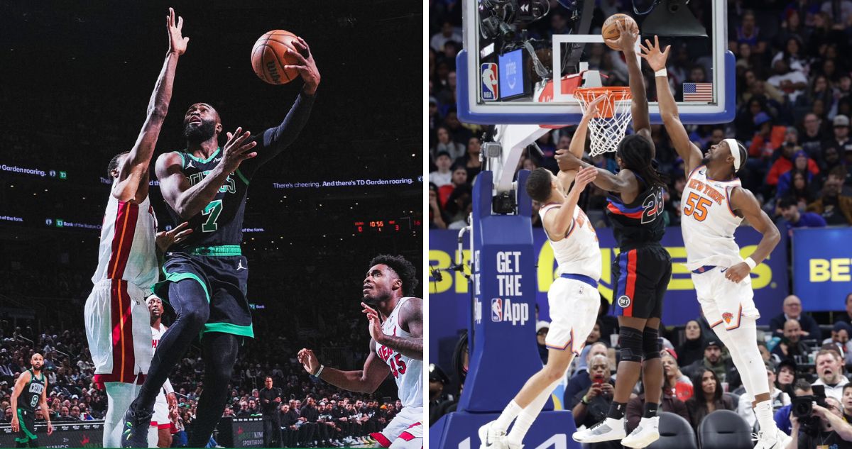 Celtics y Pistons celebraron en noche de NBA.