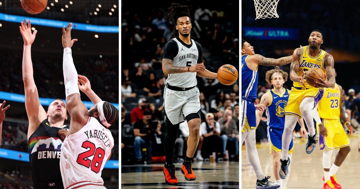 Nuggets Spurs y Lakers celebraron en noche de NBA.