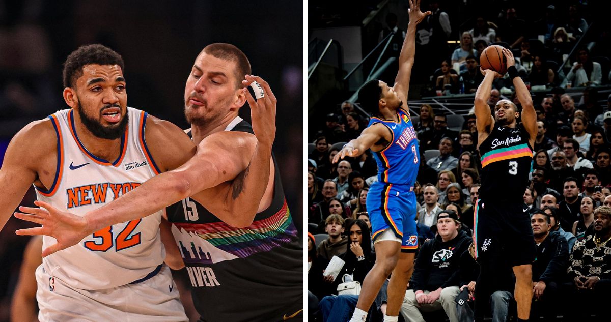 Knicks y Spurs celebraron en gran noche de NBA.