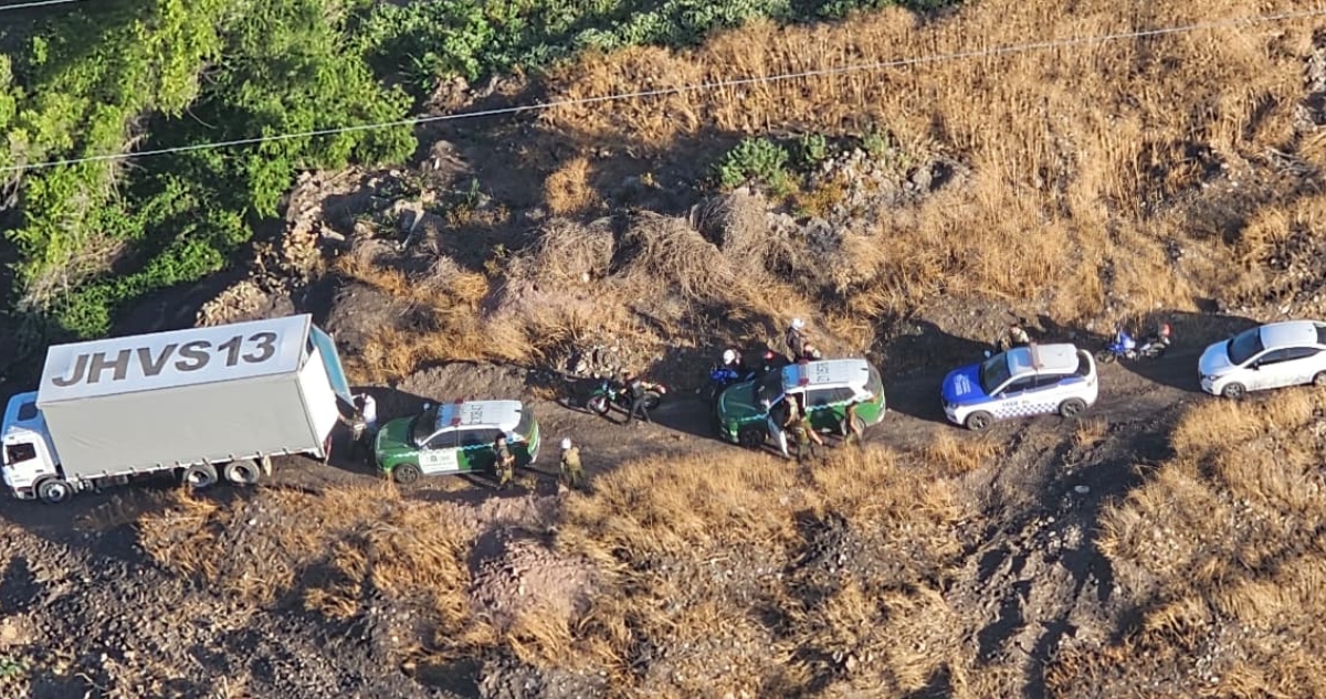 Robo de camión con paltas en Llay Llay