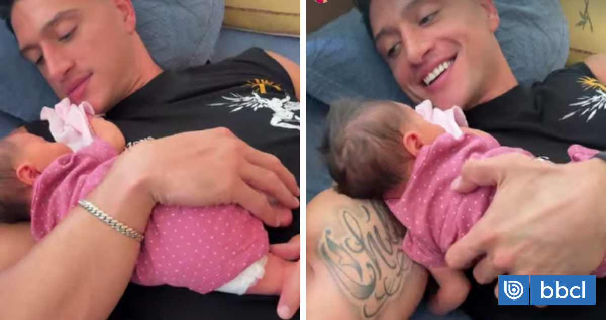 Emilia Dides comparte video de Sammis Reyes con su hija y lanza indirecta: "Estás con polera"