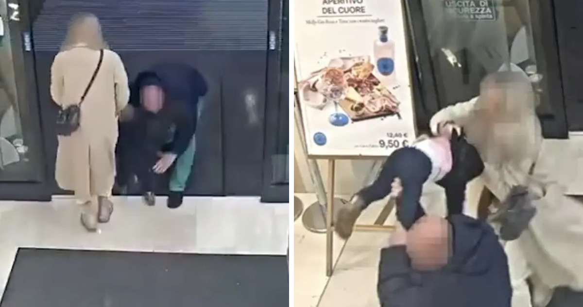 Sujeto intenta secuestrar a niña y termina fracturando su fémur en Italia