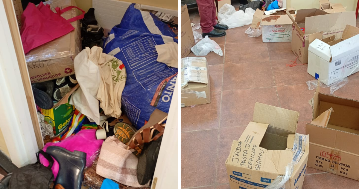 Sujetos roban alimentos desde sede vecinal de Lota que serían destinados a damnificados de Tomé