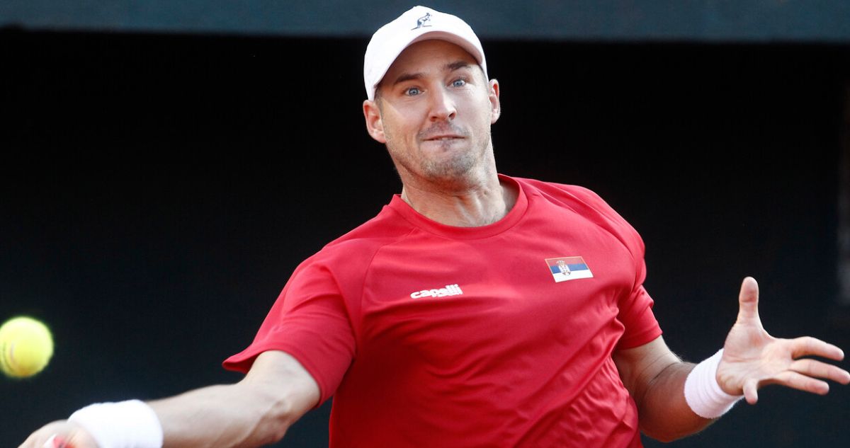 Dusan Lajovic sufrió accidente tras serie de Copa Davis ante Chile.