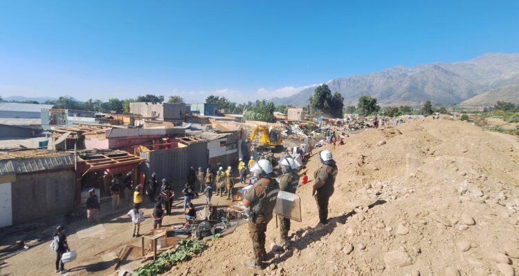 Desalojo de la toma Dignidad: 100% de las estructuras ya fueron desarmadas