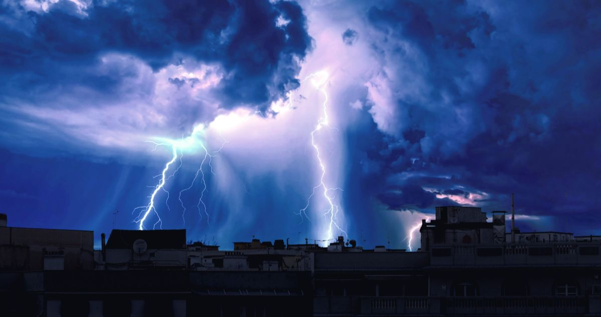 Tormentas eléctricas en el norte