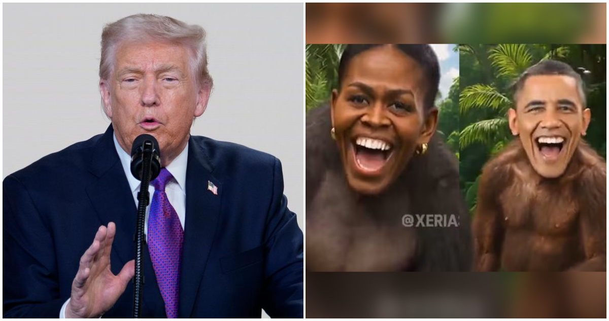 Captura del video subido por Donald Trump