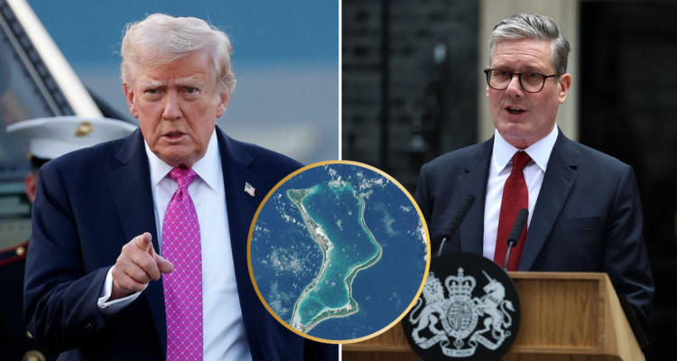 Trump por isla Diego García