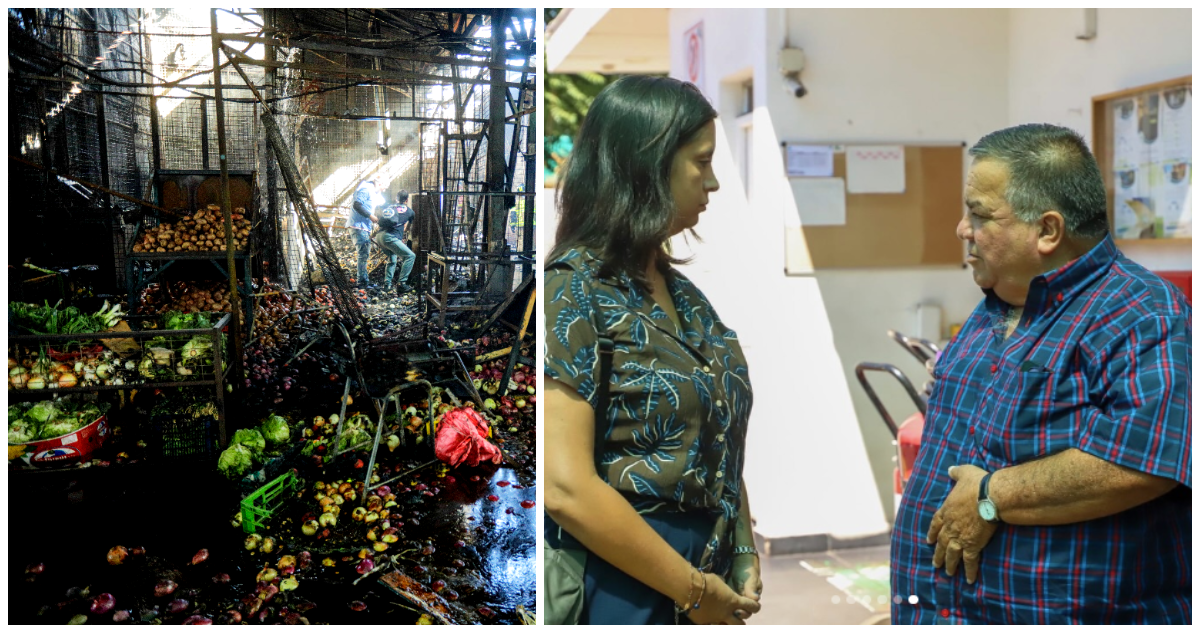 Gobierno descarta impacto en precios de alimentos en la RM tras siniestro que afectó a la Vega Central