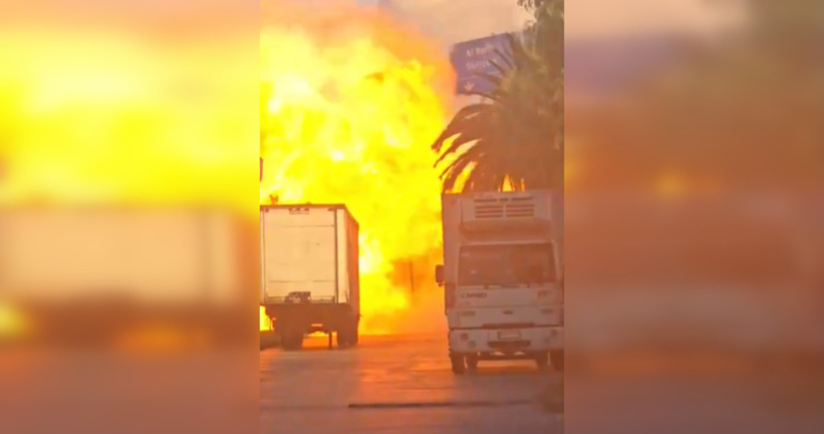 Video muestra momento de la fuerte explosión en la comuna de Renca