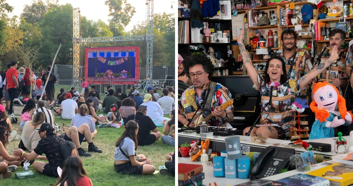 Show de 31 Minutos en Lollapalooza y Tiny Desk
