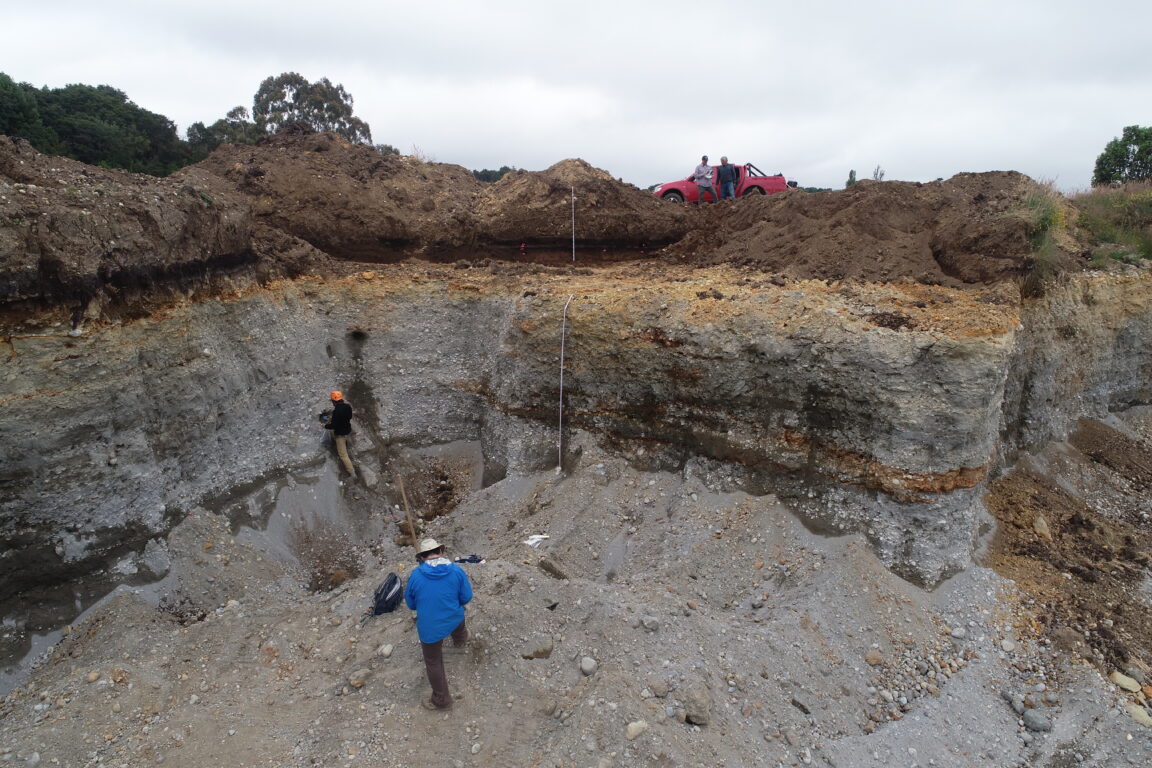 Foto de excavaciones en Monte Verde