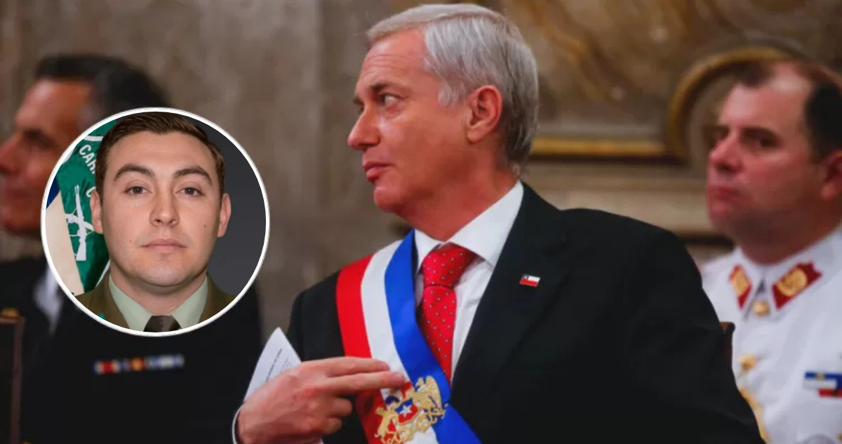 presidente Kast lamenta fallecimiento de carabinero Javier Figueroa