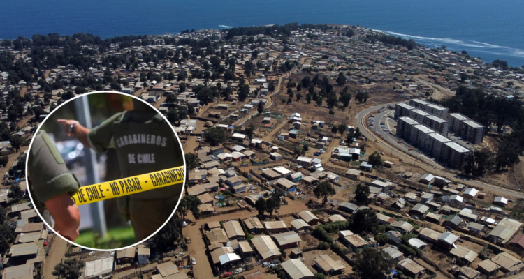 Carabineros despliega amplio operativo por ataque a tiros en megatoma de San Antonio que deja 1 herido