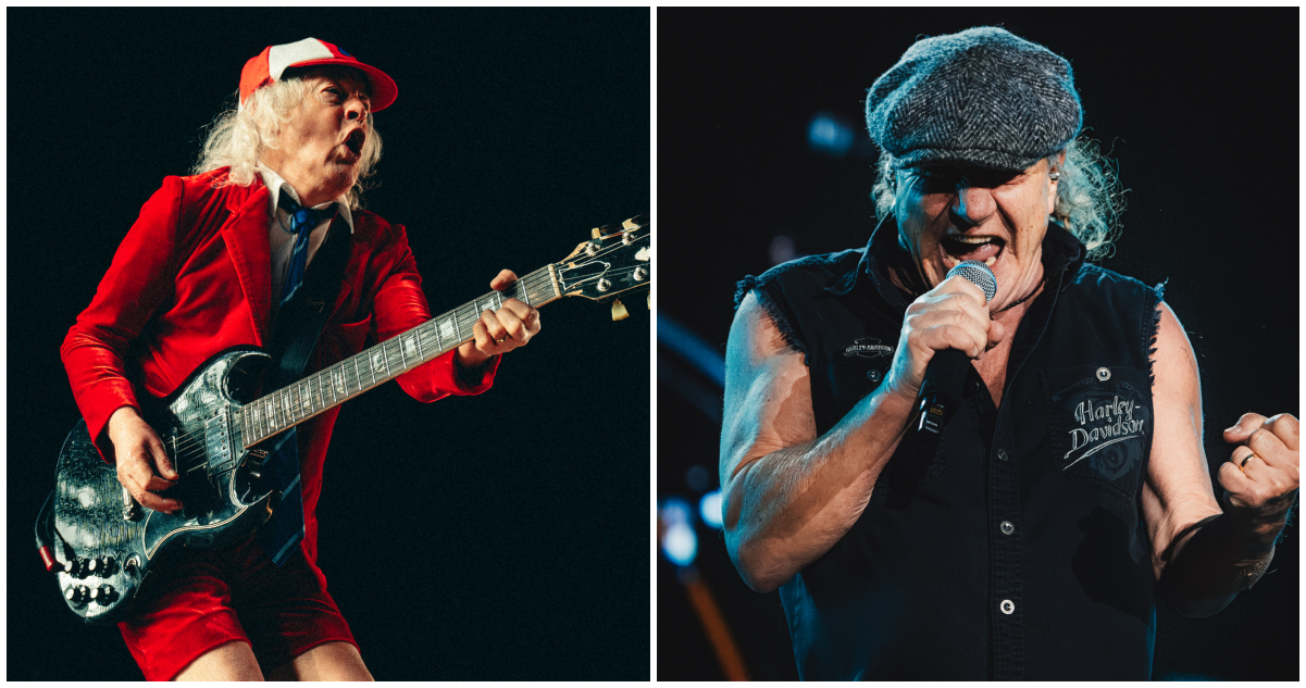 AC/DC hizo rockear a 84 mil personas en reencuentro histórico con Chile: Angus y Brian rugieron