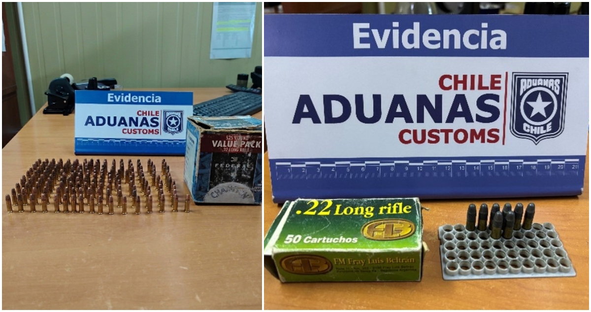 Incautan armas y municiones en fiscalización a vehículos con patente argentina en paso Cardenal Samoré