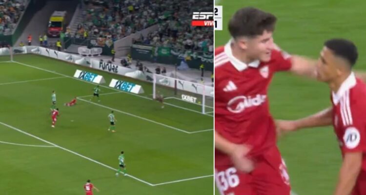 El impresionante golazo de palomita de Alexis Sánchez en el clásico de Betis y Sevilla por La Liga