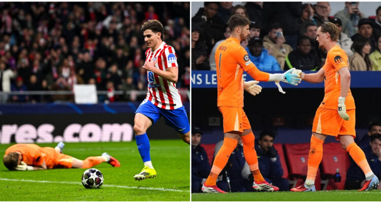 Antonín Kinsky portero del Tottenham en duelo ante Atlético de Madrid por Champions