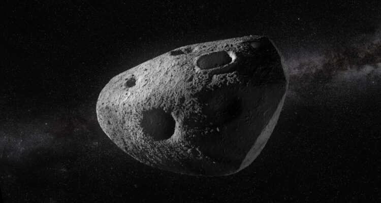 Imagen ilustrativa del asteroide Apophis