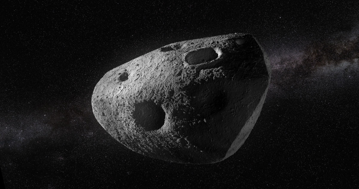 Imagen ilustrativa del asteroide Apophis