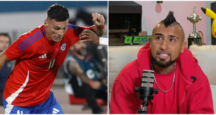 Arturo Vidal y Lucas Cepeda foto de contexto