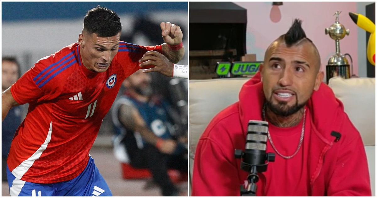 Arturo Vidal y Lucas Cepeda foto de contexto