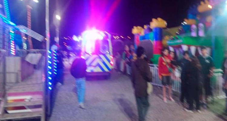 Dos lesionados tras desperfecto de juego mecánico en Copiapó