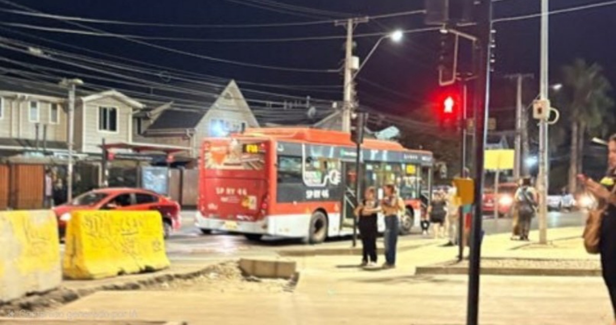 Mujer murió atropellada por un bus RED en Puente Alto: conductora quedó detenida