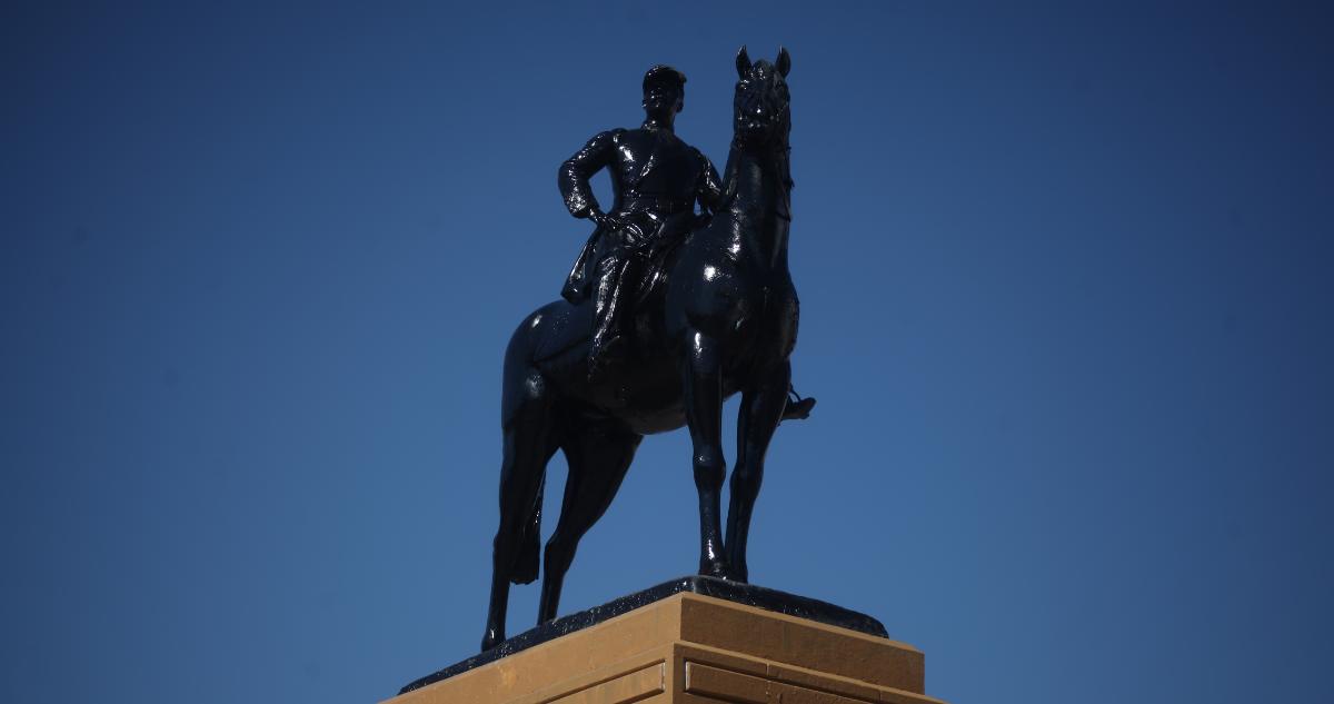 Estatua del General Manuel Baquedano.