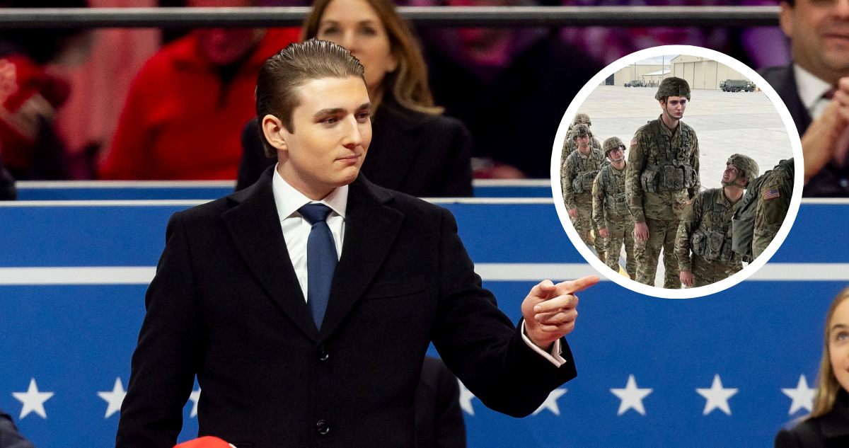 Lanzan campaña para que el hijo menor de Donald Trump vaya a la guerra contra Irán