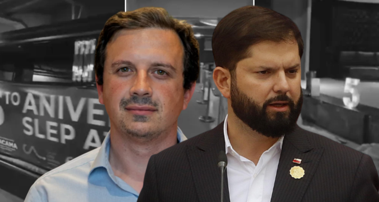 Daslav Mihovilovic y Gabriel Boric.