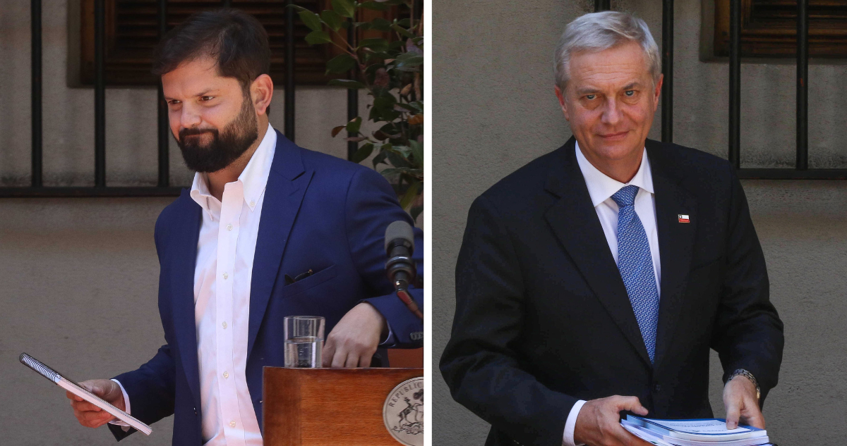 Gabriel Boric y José Antonio Kast