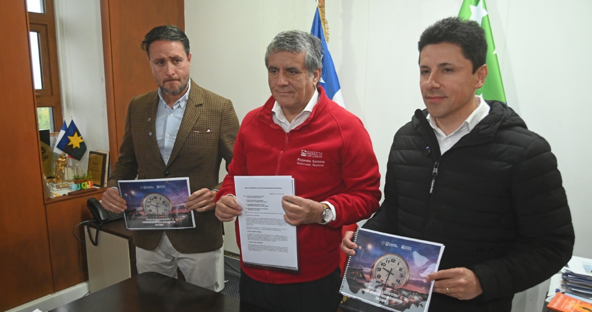 Cambio de hora en la región de Los Lagos