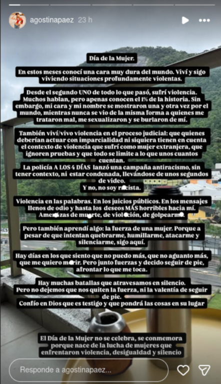 Captura de instagram