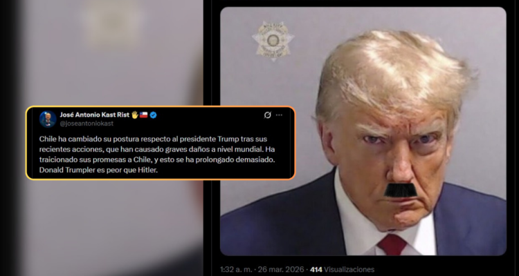 la publicación del presidente Kast que sería presunto hackeo