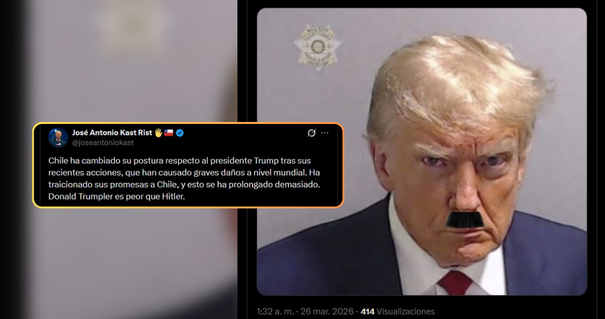 la publicación del presidente Kast que sería presunto hackeo