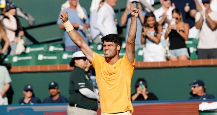 Carlos Alcaraz a paso firme en Indian Wells: avanzó a cuartos
