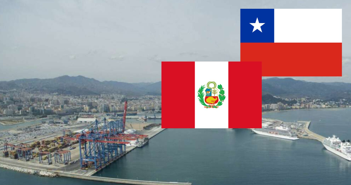 Puerto español de Málaga quiere conectar con Chile y Perú