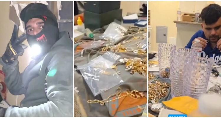 Chilenos robando en EEUU