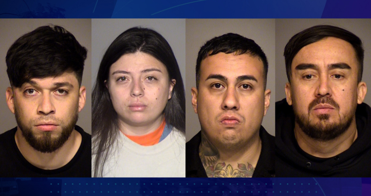 Sergio Mejías, Heidi Trujillo, Camilo Aguilar y Manuel Ibarra