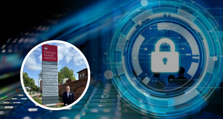 Imagen de contexto de ciberseguridad y foto de Mario Villalobos en Dinamarca.