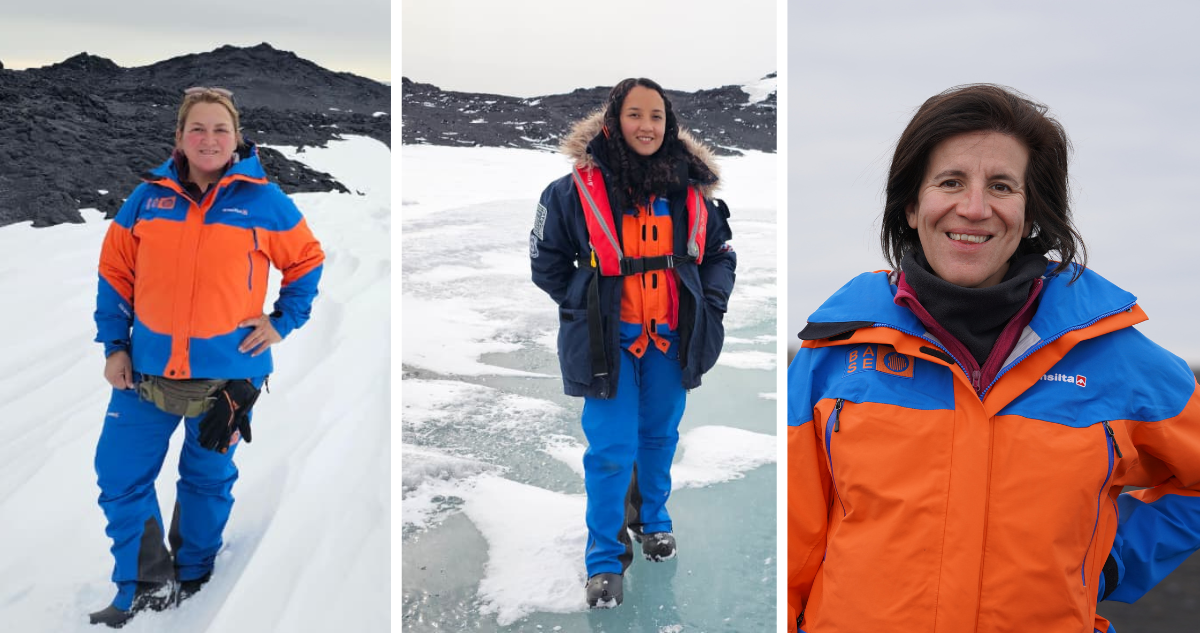 Julieta Orlando, Nayla Serey y Léa Cabrol.