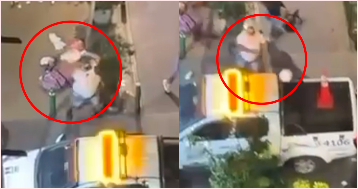 Detienen a extranjero que lanzó cilindro de gas a inspector municipal de Estación Central