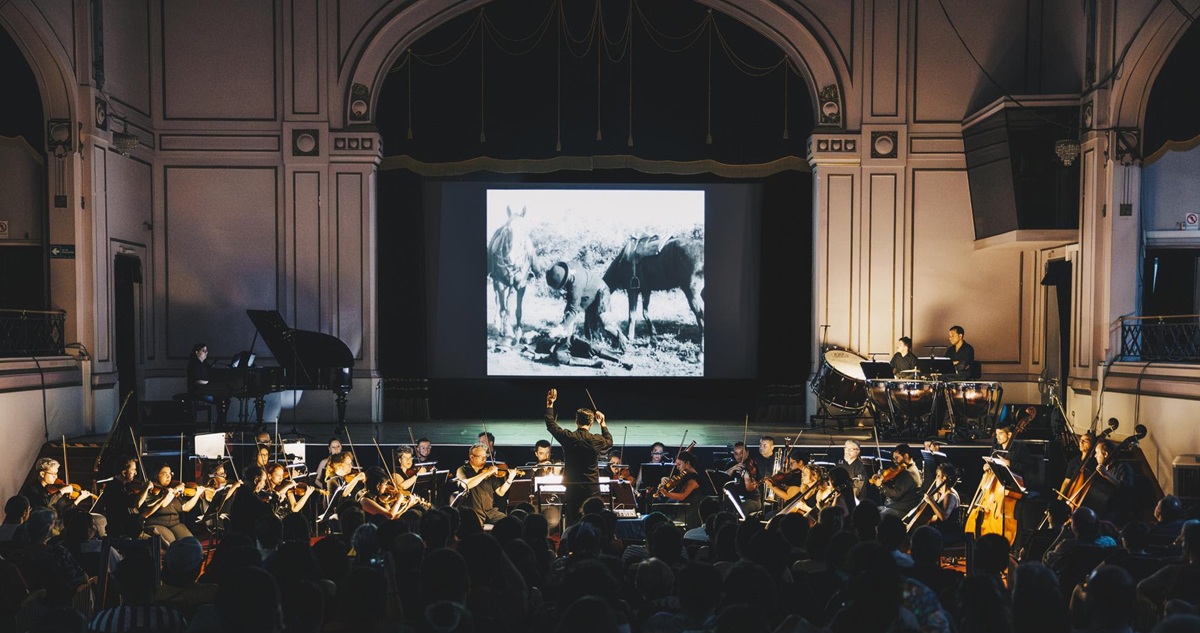 Cine musicalizado en vivo en el Teatro Aula Magna