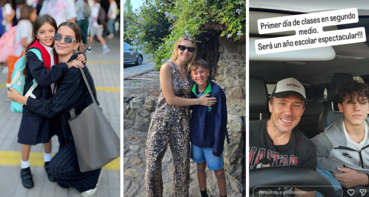 Millaray Viera, Carla Jara y Gonzalo Egas