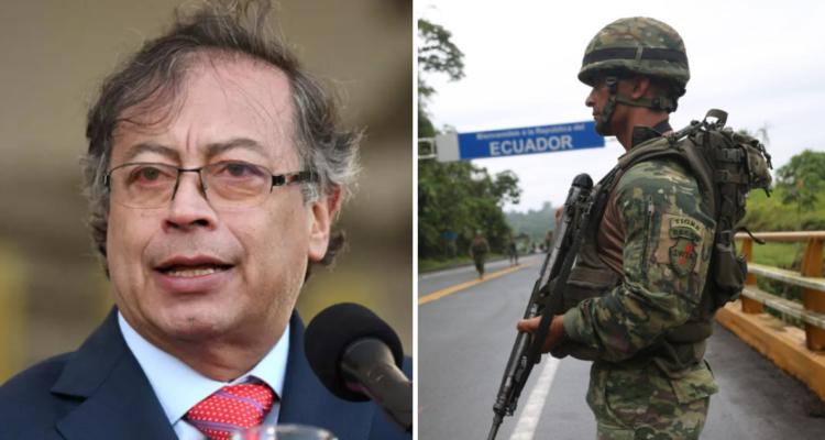 Colombia y Ecuador por proyectil