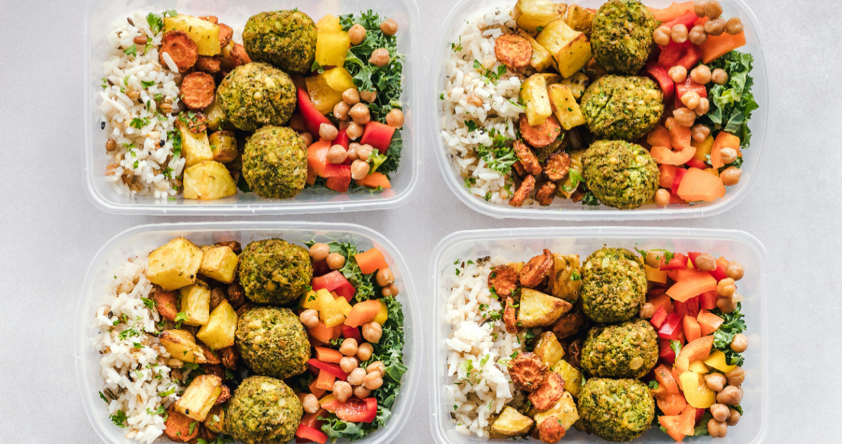 Foto de almuerzos para ilustrar nota sobre la dieta repetitiva