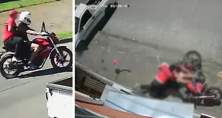 Video muestra colisión entre motociclista y conductor baleado en Temuco: se detuvo a dos personas